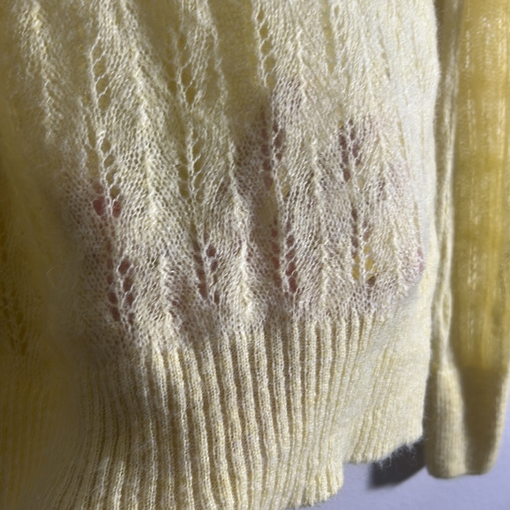 Mango Yellow Crew Neck Sweater - Picture 3 of 6